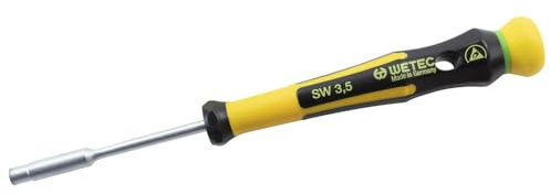 WETEC Steckschlüssel-Präzisionsschraubendreher, ESD, SW4,0x60 mm, 160 mm (Präzisionsschraubendreher Schraubendreher Schraubenzieher)