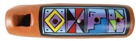 Keramik-Flöte, 7 cm lang, handgefertigt, Peru
