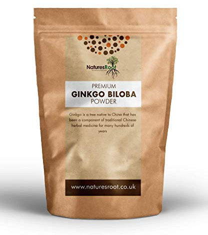 Nature’s Root Ginkgo Biloba Leaf Powder 500g - Chinese Super Herb| Ginkgo Powder| Natural Antioxidant | Memory Booster