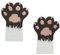 Finally Home Iron on Patch - Two Brown Paws with Claws | Cat paw Embroidery Patches, Dog paw Iron on Badges, ironable Patch, Badges