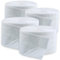 Wellsamed Wellsazell Zelletten Pads, Rollen zu je 500 Stück Zellstofftupfer, 5 x 4 cm, hochgebleicht (8-lagig, 2000, stück)
