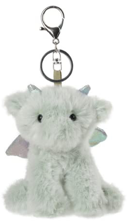 Apricot Lamb Cute Toys Plush Green Dragon Dinosaur Stuffed Animal Soft Keychain for Kids Bag, Purse, Backpack, Handbag