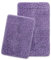 Yeaban Lavendel-Badezimmerteppich-Set, 2-teilig, dicke Chenille-Badematten, saugfähiger und waschbarer Badteppich, rutschfest, Plüsch und weiche Teppiche für Badezimmerboden, Dusche, Waschbecken –