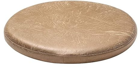 Stuhlkissen Sitzkissen mit Reißverschluss, Wildleder Sitzauflage für Innen Büro Wohnzimmer, Gefüllte Gedächtnisschaum, rutschfest, Rund, Wasserdicht, Vintage Farbe, Dick 4cm,3,40cm
