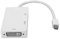 Tangxi Adaptador Mini Displayport 3 en 1 Mini DP a HDMI VGA DVI Display Converter 1920x1080p a 60Hz DVI Hembra VGA Hembra Divisor de Video HD para Monitor, Proyector