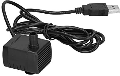 Mikro-Tauchpumpe, Gleichstrom-Wasserpumpe, Mikro-Tauchpumpe, 5 V, USB-Stecker, Bürstenlose Springbrunnenpumpe mit Saugnapf für Aquarium, Teich