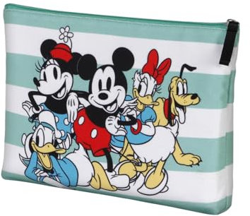 Disney Mickey Mouse Together-Trousse de Toilette Soleil, Bleu, 30,5 x 22,5 cm