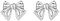 SLUYNZ Solid 925 Sterling Silber CZ Schleife Ohrringe Ohrstecker für Damen Bowknot Ohrstecker Ohrringe Bogen Ohrstecker