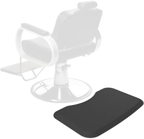 Amcomfy Anti-Müdigkeitssalonmatte für Haarstylisten, rutschfeste Antike Serie, Salon- und Friseurstuhl, Bodenmatte (43,2 x 71,1 x 1,6 cm, Schwarz)