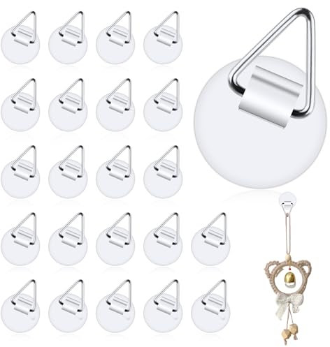 24 ganchos autoadhesivos invisibles, autoadhesivos para platos con gancho, ganchos adhesivos, ganchos para colgar cuadros, para colgar placas de plástico, reloj, fotos, pintura, platos, colgar cuadros