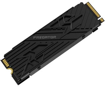 acer Predator GM7000 Heatsink 1TB SSD, PCIe Gen4x4 NVMe M.2 SSD with DRAM Cache, Up to 7400 MB/s, PCIe 4.0 Internal Gaming Solid State Drive for PS5 Storage Expansion