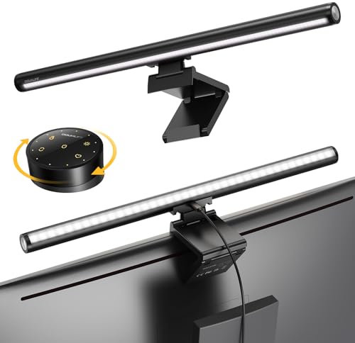 Douxlife LED Lampe Ecran PC avec Télécommande, Light Bar USB d'ordinateur avec Rétroéclairage, Lumiere Ecran Computer Réglage en Continu Convient à Différents Écrans pour Office Home Gaming 42cm Pro
