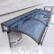 Hochreflektierender Schattenstoff, 85 % mit Ösen für Pflanzen, Autos und Hunde, hitzebeständiges Schattennetz für Gewächshaus, Carport, Wohnmobil, Markise, Zwinger, Größe 2 × 6 m