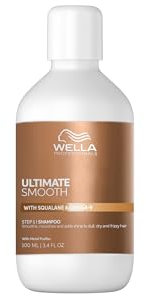 Wella Professionals Ultimate Smooth Shampoo - Pflegendes Haarshampoo Mit Squalan & Omega 9 - Für Trockenes, Stumpfes & Krauses Haar (100 ml)