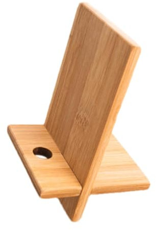 Support de téléphone en bois | Support de téléphone multifonction en bois | Support de téléphone de bureau pour téléphones portables | Support de tablette en bois pour organiser stylos, clés,