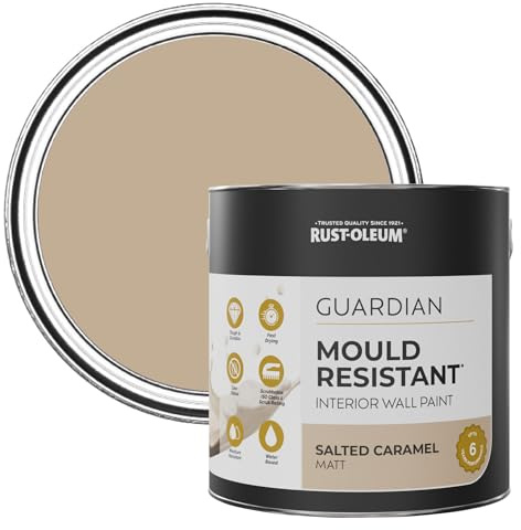 Rust-Oleum Brown Guardian Mould Resistant Wall Paint - Salted Caramel 2.5L