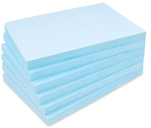 6 Pack Foam Board for Crafts, 20mm Thick Polystyrene Foam Sheet for DIY Crafts, Modeling, Sculpture, Arts and Crafts Projects, 30x20x2cm