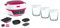 Tefal Cake Factory Délices, Four à gâteaux intelligent, 5 programmes auto et ses moules YY5716FG + 2 lots de 3 pots en verre 140 ml avec couvercle plastique XA633110