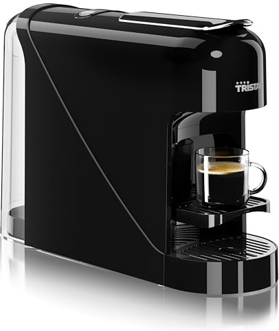 Tristar Macchina da Caffè a Capsule, Serbatoio da 0,8 l, 1400 W, Compatibile con Capsule Nespresso, Vassoio Raccogligocce Removibile, Spegnimento Automatico, CM-2302