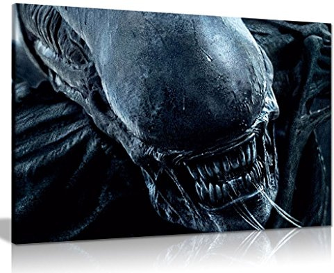 Xemomorph Space Alien Kunstdruck auf Leinwand, 45,7 x 30,5 cm