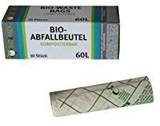 PGV Bio Sacs Poubelle 60 Liter Compostable - 10 Rollen