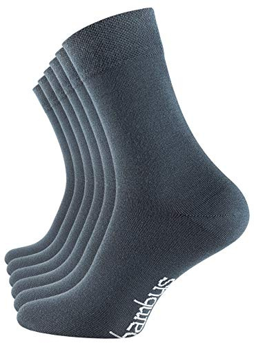 Vincent Creation Bambus Socken für Damen und Herren, Weiche & Atmungsaktive Bambussocken im 6er oder 9er Pack, Schwarz, Beige, Marineblau, Mix