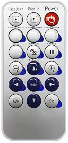 Leankle Mando a Distancia ELPST13/ V12H007T13 para Epson Proyectores EMP-54, EMP-74, PowerLite 54c, PowerLite 74c