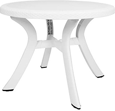 CREVICOSTA QUALITY MARK MARCAS DE CALIDAD - Mesa Caribe Redonda 98x98 (Blanco)