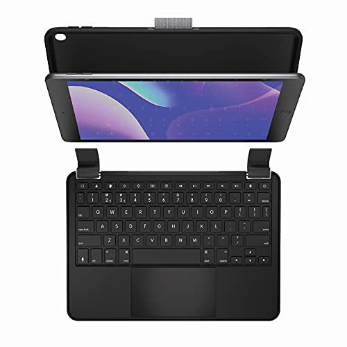 Brydge 10.2 MAX+ Teclado inalámbrico QWERTY de EE.UU. con funda y trackpad para iPad (de 7ª a 9ª generación) - ocupación QWERTY de EE. UU