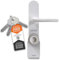 Ultion Nuki Plus Smart Lock - 2025 UK Edition | White Steel | Built-in Wi-Fi & USB Rechargeable | 3-Star Plus Security for PVC & Composite Doors Under 55mm Thick| Alexa, Google, Apple Compatible