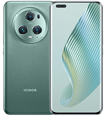 HONOR Magic5 Pro Smartphone 5G, Snapdragon 8 Gen 2, 12GB 512GB, 6.81 Pulgadas OLED 120Hz, Cámaras de 50MP, 5100mAh Batería, 66W, 50W Wireless Supercharge, Dual Sim, NFC, Verde