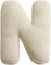 Aixingxing 26 Buchstaben Plüsch Kissen, Niedlich Englisch Alphabet Werfen Kissen Zimmer Couch Dekorative Kissen für Kinderzimmer Sofa Bett Boden Home Decorative (N)