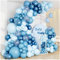 Kit Arco Palloncini Blu, 109 Pezzi Palloncini Compleanno con Palloncini Blu e Azzurri, Arco per Palloncini Blu Per Baby Shower, Compleanno, Prima Comunione, Battesimo Bambino, Decorazioni Matrimonio