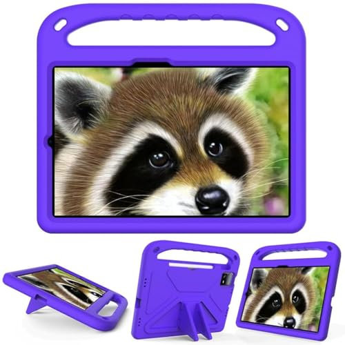 Kids Case For Xiaomi Mi Pad 6/6 Pro (11-Inch 2023, 6th Generation), EVA Foam Lightweight Shockproof Duarable, Tablet Cover with Handle Stand Case For Children Firendly, Purple