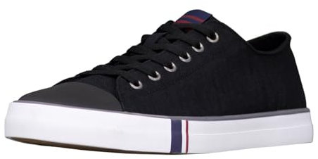 Ben Sherman Herren Bsmhadlt-0791 Sneaker, Schwarz/Anthrazit/Weiß, 44 EU