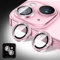 Kucheed Bling Camera Lens Protector for iPhone 11, Glitter 9H Tempered Glass Camera Cover Film Stickers, Sparkling Automatic Alignment Individual Metal Rings Phone Accessories