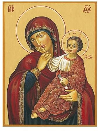Heilige Jungfrau Maria Familie Poster Genesis Von Jesus Leinwand Malerei Drucken Orthodoxe Christian Bild Für Zimmer Wand Kunst Dekor 40x50cm ohne Rahmen