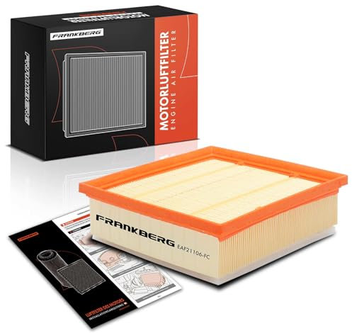 Frankberg Filtro aria Inserto filtro Compatibile con Cono 955 Doblo Cargo 263 Doblo MPV 263 Grande Punto 199 Linea 110 323 Punto 199 Punto Evo 199 Replace# 55184249