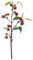 JUOPZKENN Simulation Apfelzweige, Künstliche Blumenzweige, Rote Blüten, Künstliche Blumen, Künstlicher Pflanzenstrauß, Fotografie-Requisiten (A)