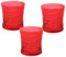 Set 6 bicchieri acqua vetro serie Passion color Rosso Tognana cc310