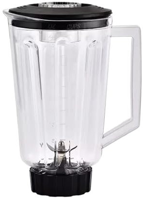 WVGFAUXA Vaso Mezclador For Licuadora, Compatible con Hamilton Beach 6126-HBB908CE HBB908-UK, Accesorio For Licuadora, Vaso, Cuchillo, Tapa Y Vaso De Repuesto De 44 Oz