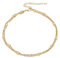 Women'S Anklets,Waterproof Beach Anklet Bracelet,Adjustable Layered Beaded Rope Link Trendy Dainty Womens Foot Jewelry Personalised Chain Ankle Bracelets for Gifts Women Teen Girls Boho (Gold-A)