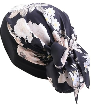 YSTrillion Kopftuch Turban Damen Sommer Bedruckte Schal Turban Kopftücher Headwear Elastische Kopfbedeckung Chemo Damen für Chemo Haarausfall
