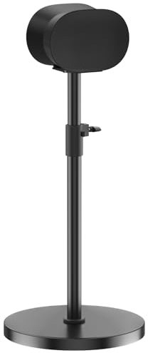 Heavy Duty Speaker Stand for Sonos Era 300 Stand, Adjustable Height 33-42 for Sonos Era 300 Floor Stand with Cable Management Hold up to 30 Lbs for Sonos Era 300 Speaker, 1 Pack