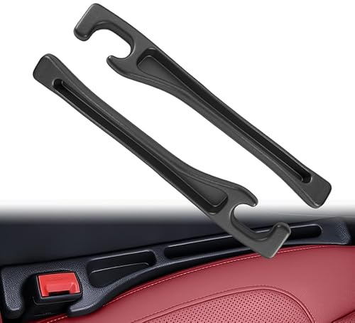 2PCS Car Seat Gap Filler,Universal Leak-Proof Seat Gap Organizer Storage Box,Seat Side Gap Filler for Most Cars,Vehicle Mounted Filling Strip Between Seats
