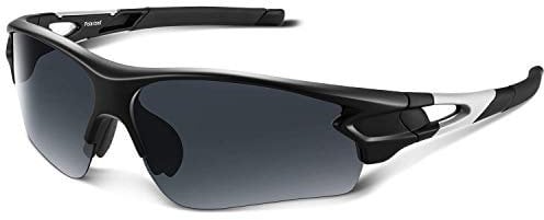 BEACOOL Polarized Sports Sunglasses for Men Women Youth Baseball Cycling Fishing Running TAC Glasses (Matte Black)