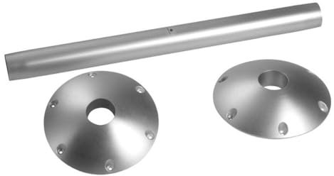 OSCULATI Pied de Table Aluminium avec Base Externe