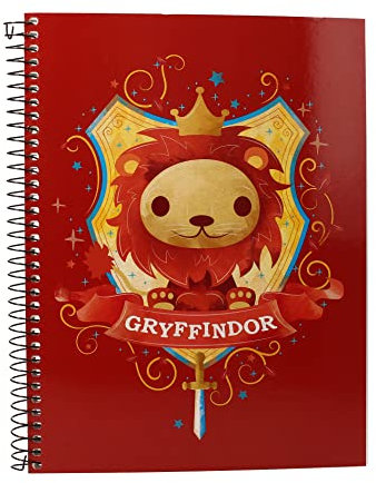 SD Toys Unisex Cuaderno Gryffindor Harry Potter A5 Notizbuch, bunt, 15x21