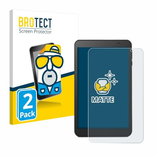 BROTECT Schutzfolie für Vankyo MatrixPad S8 | 2 Stück Entspiegelnder Displayschutz Made in Germany Matte Displayschutz-Folie Anti-Reflex Anti-Fingerprint Einfache Montage