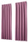 heimtexland Vorhang Blickdicht Thermovorhang Verdunklungsvorhänge 2er Set Kräuselband Deko Gardine Kälteschutz Sonnenschutz verdunklend Typ139 Mauve Altrosa HxB 145x135 cm